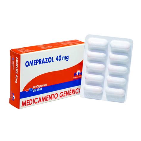 Omeprazol 40 Mg Farmanacion X 20 Cápsulas