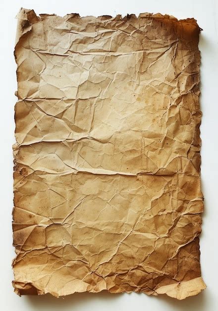 Vieja hoja de papel sobre un fondo blanco imagen de páginas de libros