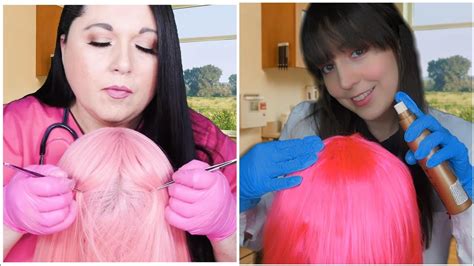 ASMR Scalp Check Treatment Collab With RelaxingSleepASMR YouTube