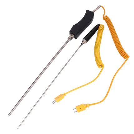 Wrnk K Type Armored Handheld Thermocouple Mm Probe For