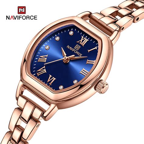 Naviforce Reloj De Pulsera De Lujo Para Mujer Original Genuino