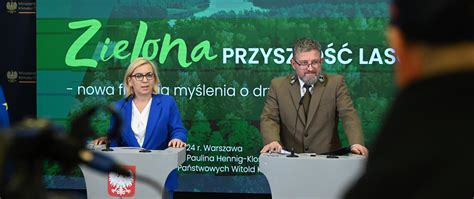 Nowa filozofia myślenia o drzewach minister Paulina Hennig Kloska