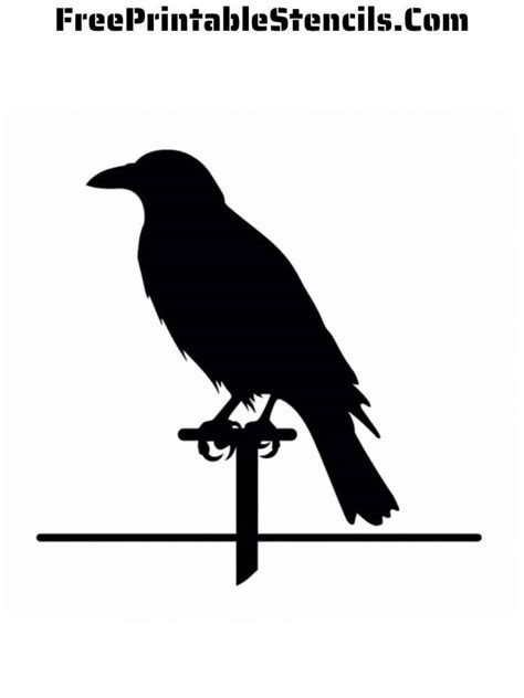 Free Printable Crow Stencils Free Printable Stencils