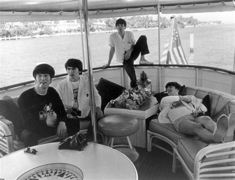 In The Back Of The Boat Beatles One Beatles Photos The Beatles