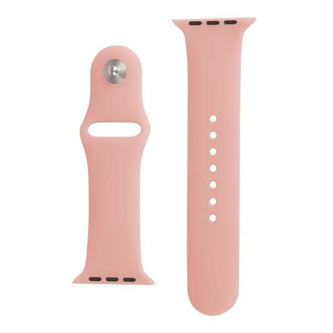 Apple Silicone Watch Strap 42mm Soft Pink GeeWiz