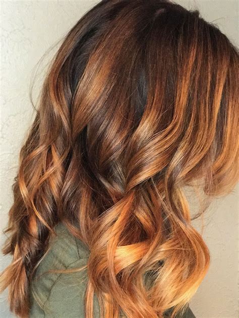 My New Balayage Hair Color Copper And Brown Love It Balayage Hair Blonde Short Balayage