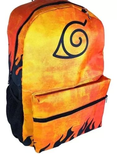 Mochila Escolar Anime Naruto Modo Kurama Infantil E Juvenil