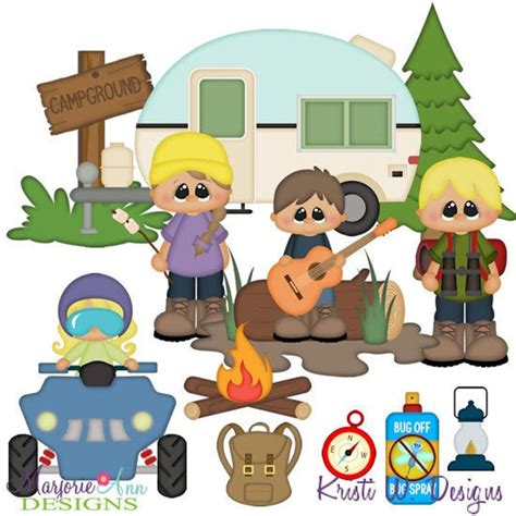 Camping Trip 2 Clip Art-instant Download-digital Clipart-camping ...