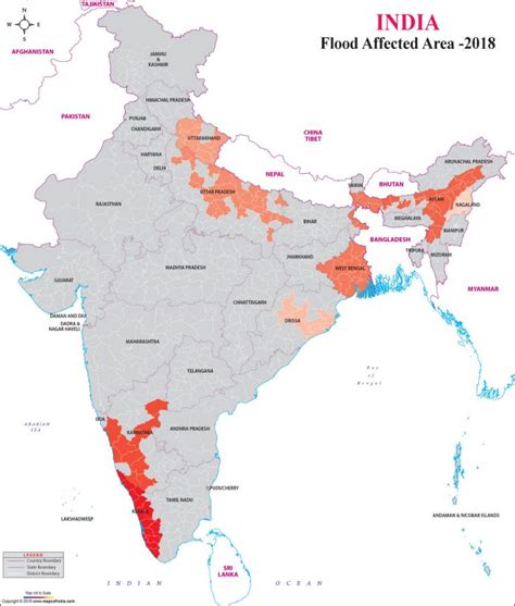 Floods in India During 2018 | Live Blog | Maps of India