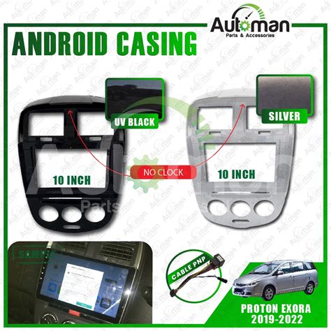 Proton Exora Black Silver Dashboard Audio Android Player