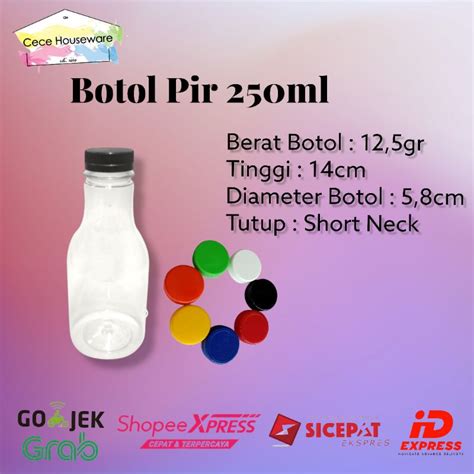 Jual Paket Isi 50pcs Botol PIR 250ml Botol Plastik Cikita 250ml