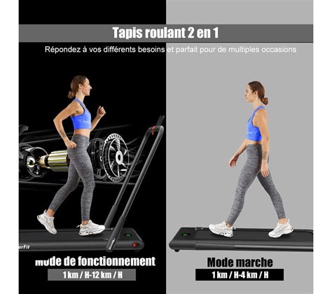 Tapis De Course Electrique Pliable En Contr L Par App Km H