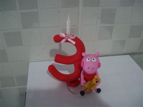 Vela Peppa Pig BRINCANDO ARTELU Elo7