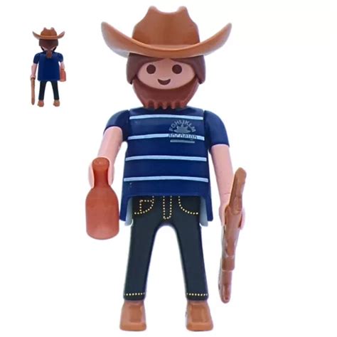 Figurine Playmobil Homme Avec Bouteille Et Pistolet Eur Picclick Fr