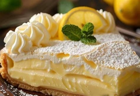 Lemon Custard Cake Recipe