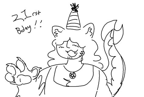 Its My Birthday Today Hai Vv Bonus Doodle N9ph On Tumblr