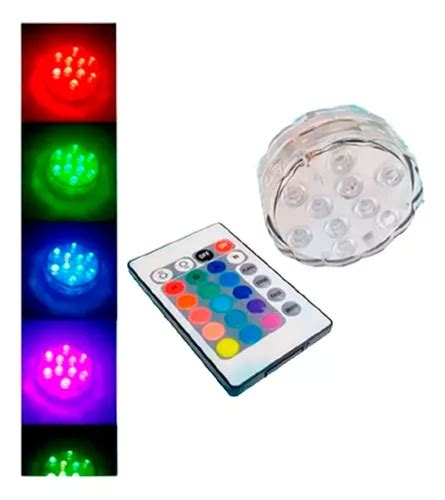 Luz Led Flotante Rgb Deco Jacuzzi Piscina Pileta Con Control