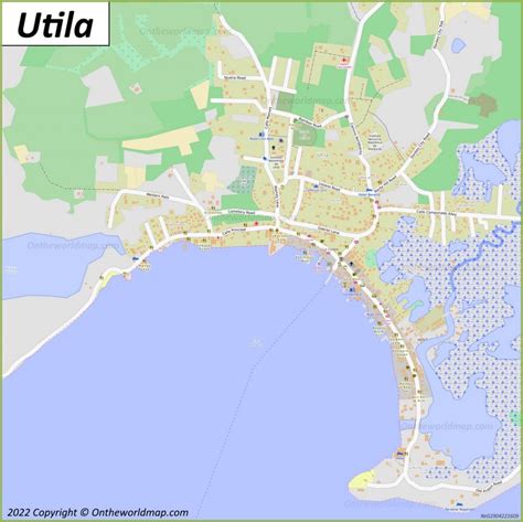 Utila Map | Honduras | Detailed Maps of Utila Island