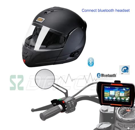 Waterproof Motorcycle Bike Gps Navi Navigation Mp3 Bluetooth 4.3" Touch ...