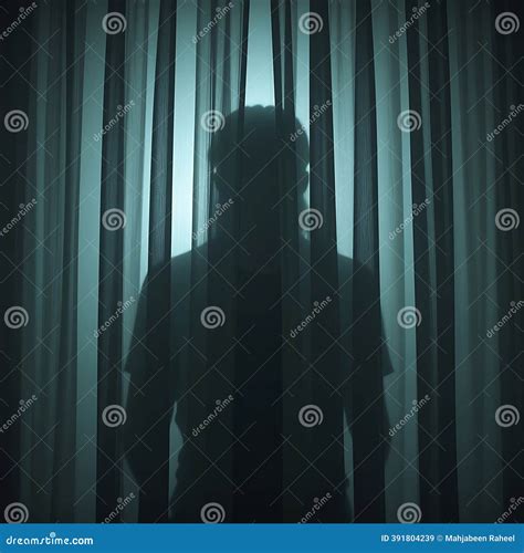 Ghostly Apparition White Sheet Aloft Against Minimal Yellow Halloween