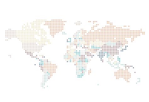 World Map World Dotted Vector Vector, World, Dotted, Vector PNG and ...