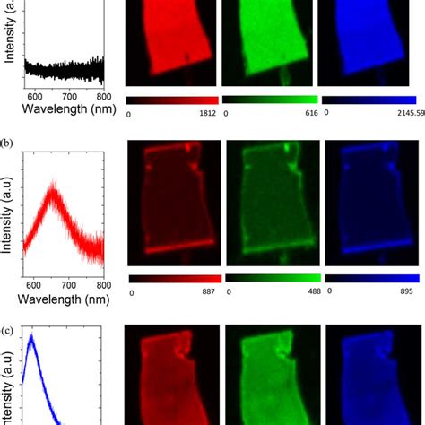 Photoluminescence Pl And Raman Intensity Maps Of The Download