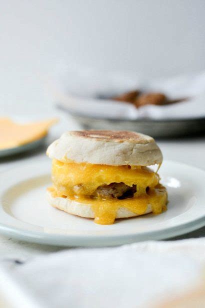 Sausage Egg And Cheese Breakfast Sandwiches Simply Scratch