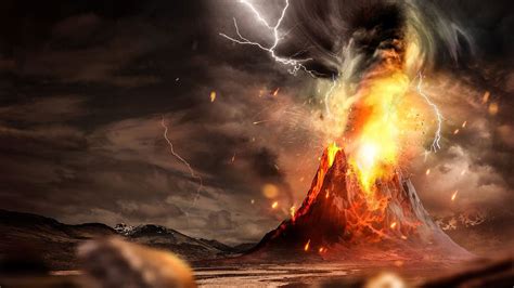 What If a Tornado Hit an Active Volcano?