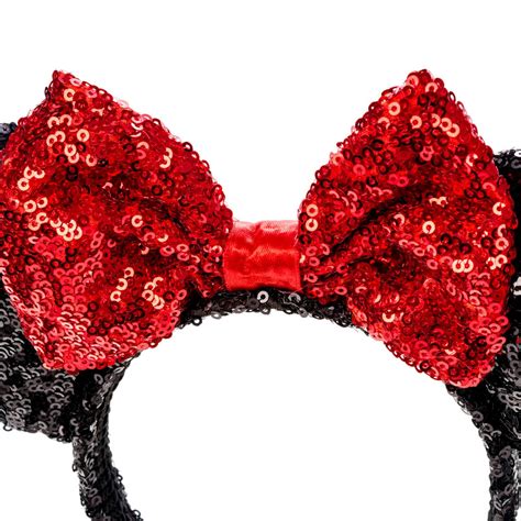 Disney® Minnie Mouse Sequined Ears Headband Black Claires