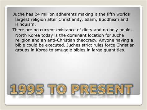 PPT - JUCHE RELIGION PowerPoint Presentation, free download - ID:2362954