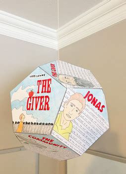 The Giver Novel Study Project Craft PBL By Creative Lab TPT