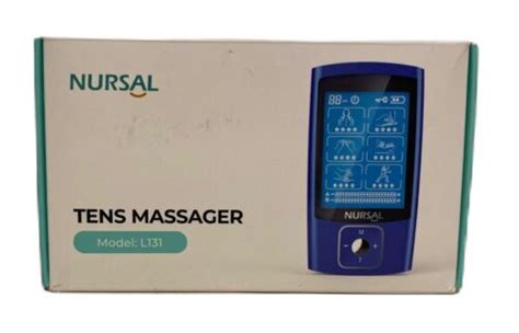 NURSAL TENS EMS Unit Muscle Stimulator Pain Relief Therapy 24 Modes