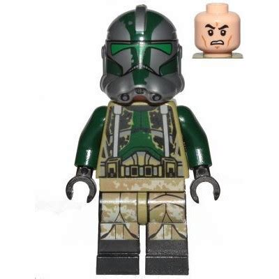 Clone Commander Gree Minifigura Lego Star Wars Sw