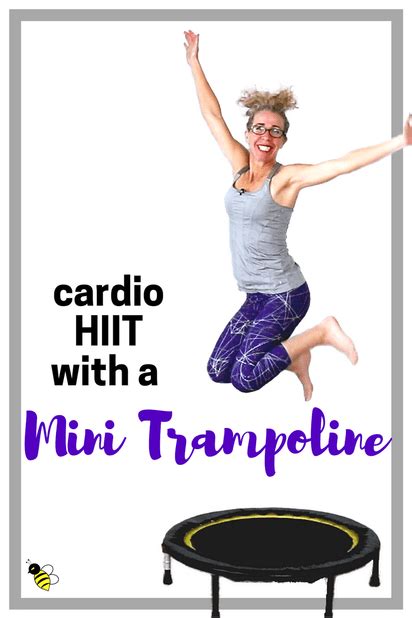 Mini Trampoline 10 Minute Calorie Burning Cardio Hiit Fast And Fun Rebounder Workout At Home