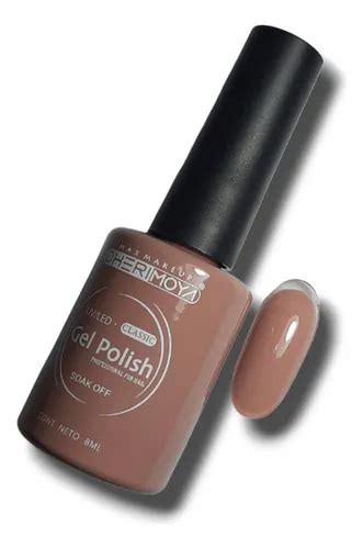 Gel Polish Permanente Cherimoya 8ml 232 Nude Café Cover MercadoLibre