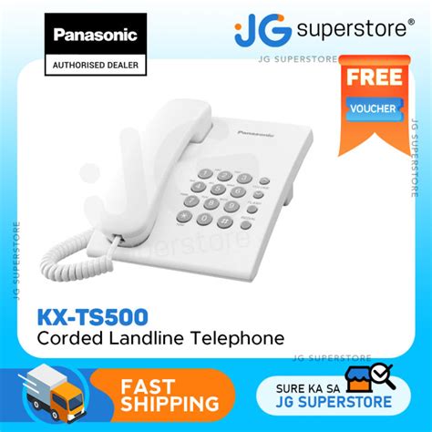 Panasonic Kx Ts Ms Single Line Corded Landline Integrated Telephone