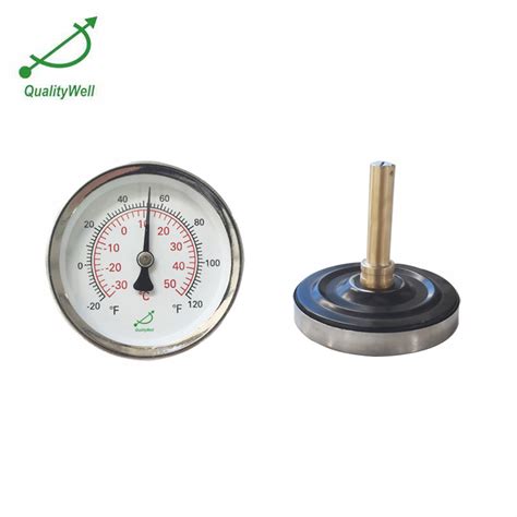 Inch Bimetallic Thermometer For Hot Water Applications China Hot Water Thermometers And