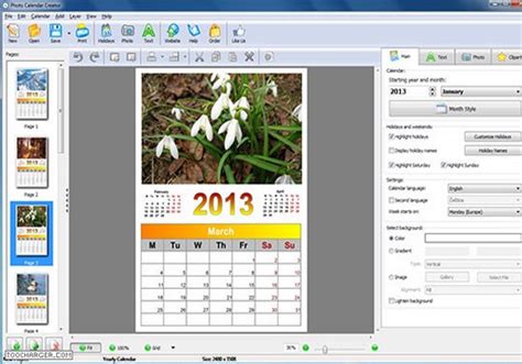 Download Photo Calendar Creator