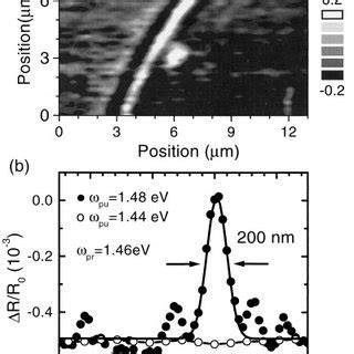 Spatial Map Of The Pump Induced Reflectivity Change R R At A Delay