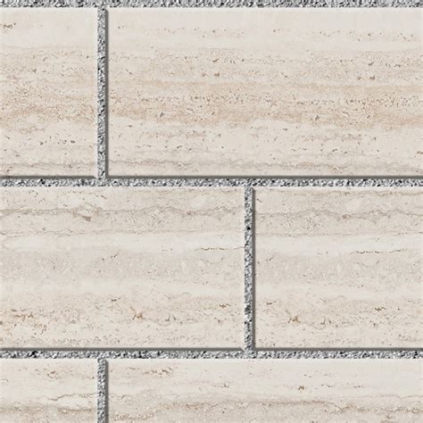 Wall Cladding Stone Travertine Texture Seamless 07876