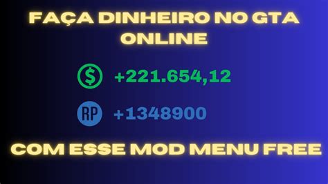 Atualizou Novo Mod Menu Gr Tis N Ny Gta Online Dinheiro E Rp