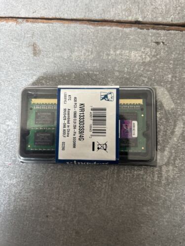 Kingston KVR1333D3S9/4G (4 GB, PC3-10600 (DDR3-1333), DDR3 SDRAM, 1333 ...