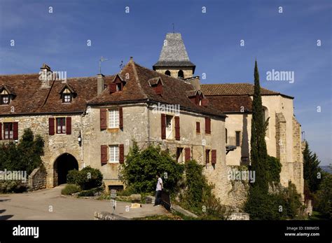 Loubressac Les Plus Beaux Village De France Lot France Stock Photo