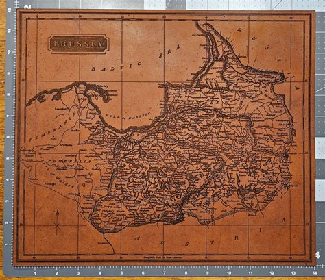 Map of Prussia 1817 Large - Etsy