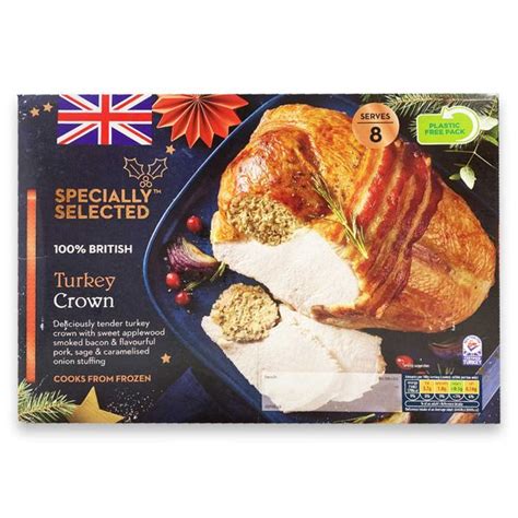 Specially Selected Turkey Crown Frozen Class A 1 8kg ALDI