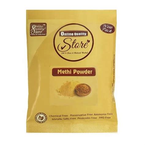 Online Quality Store Methi Powder Packaging Type Packet Packaging