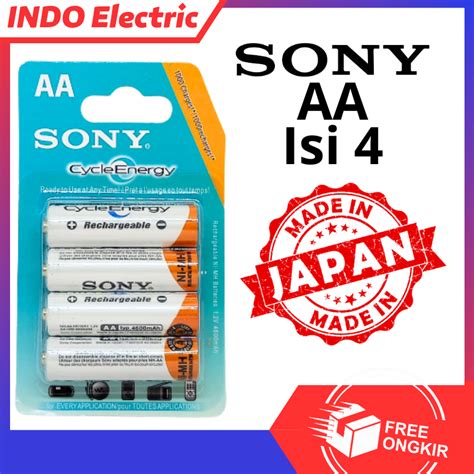 Jual Promo Baterai Aa Sony Isi Rechargeable Cas Charger Charge