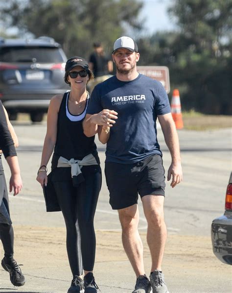 Katherine Schwarzenegger and Chris Pratt in Workout Gear 11/22/2018