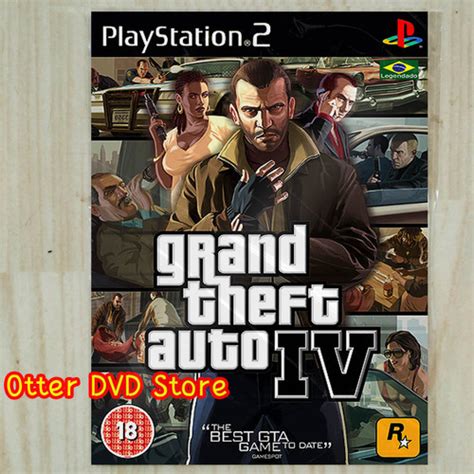 Jual Kaset Game PS2 PS 2 Grand Theft Auto 4 GTA 4 GTA IV Kab