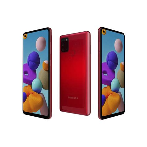 Смартфон Samsung Galaxy A21s Dual Sim 3gb Ram 32gb Red Emagbg